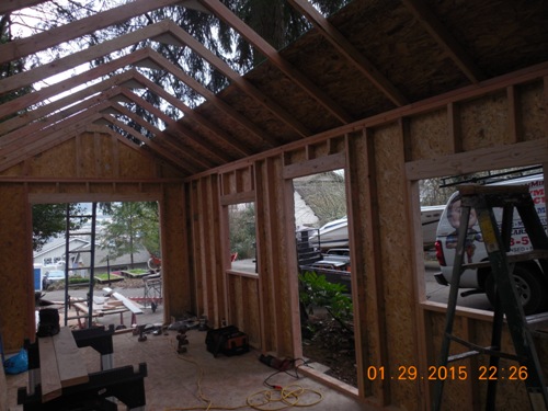 Gig Harbor Shed Construction